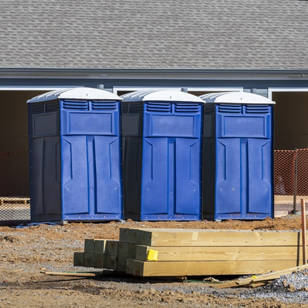 what is the maximum capacity for a single portable toilet in Point Pennsylvania